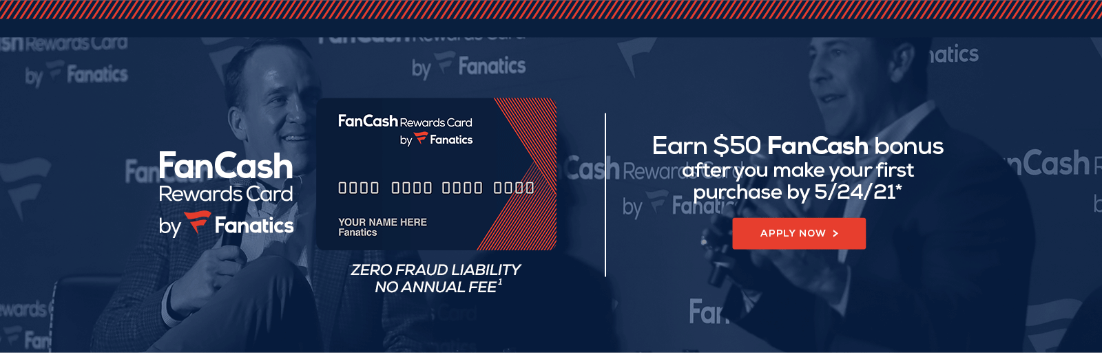 fancash rewards card by fanatics.