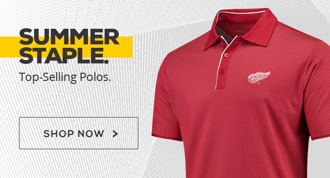 old english d red wings jersey