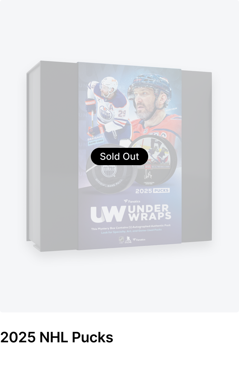 2025 NHL Pucks