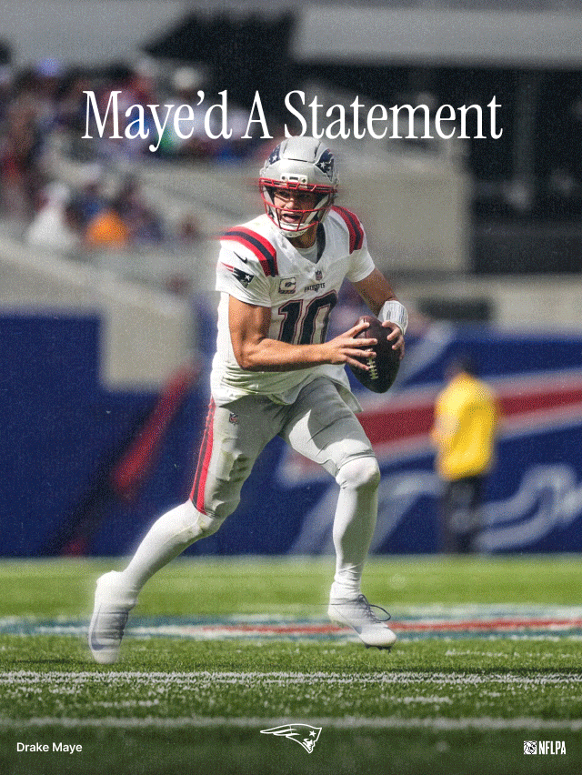 Maye'd A Statement Drake Maye, Walker Doubles Down Kenneth Walker III, Shear Dominance CeeDee Lamb NFLPA Made the Highlight Reel Rep the players who made Week 4 memorable