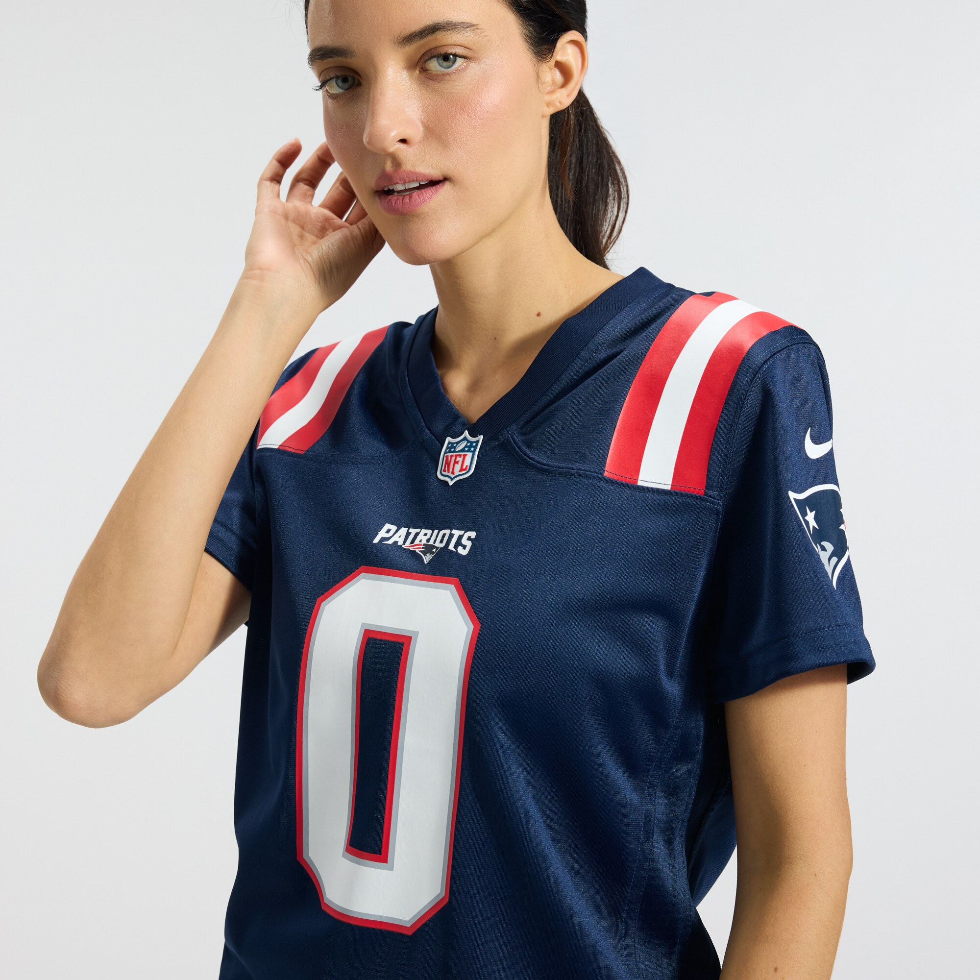 Tom Brady New England Patriots Nike Women's Retired Game Jersey - Navy
