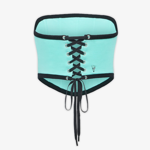 Lace Up Detail With Grommets