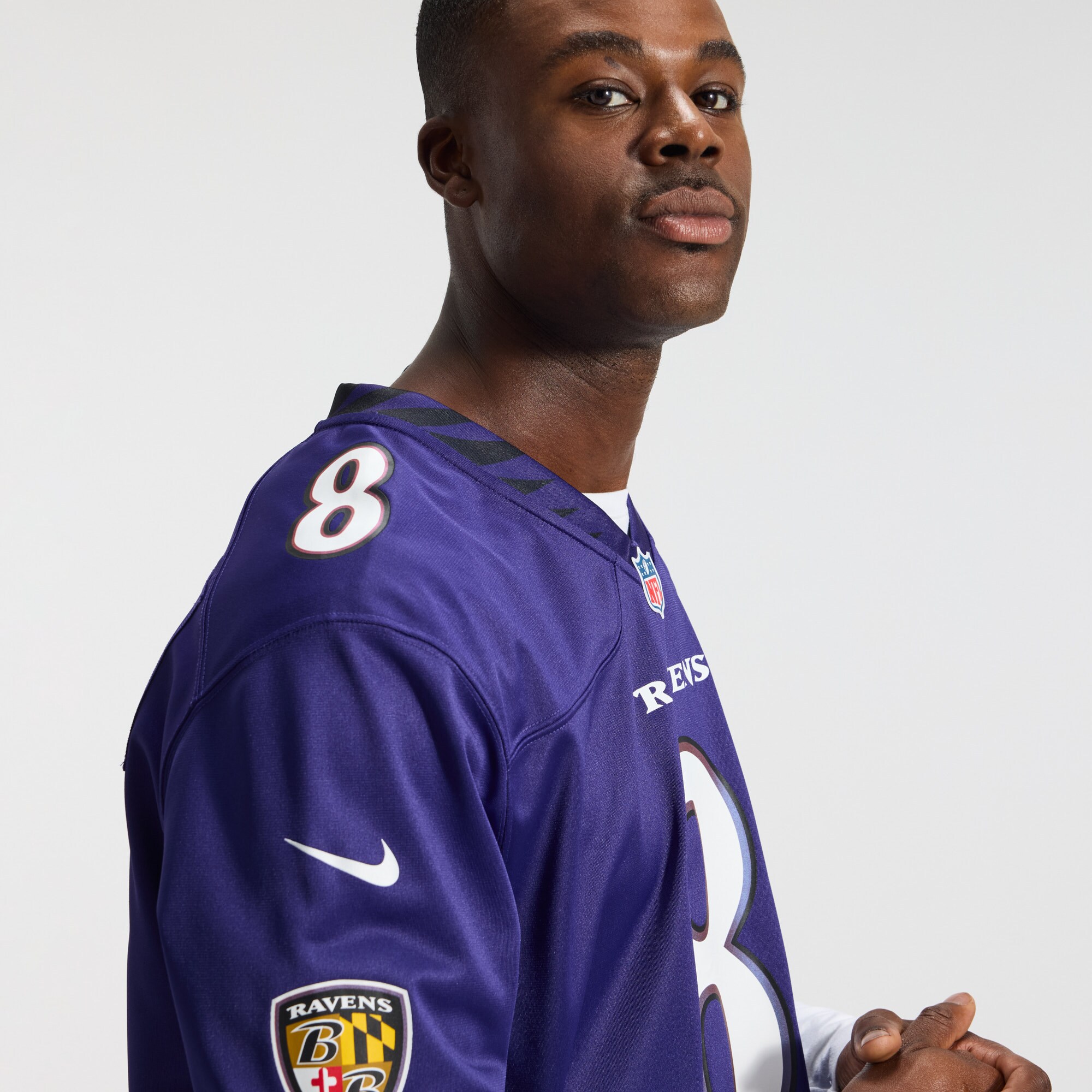 Trey Hendrickson Baltimore Ravens Nike Team Game Jersey - Purple