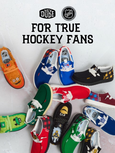 Hey Dude Footwear New NHL styles now available
