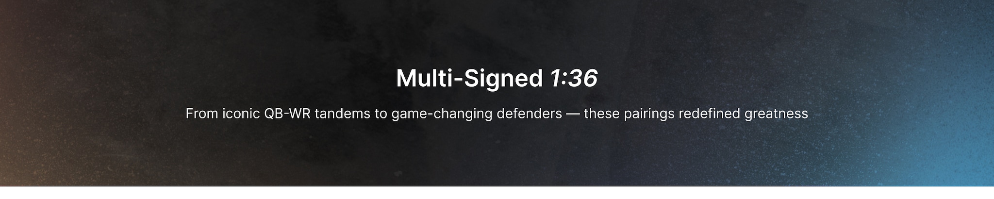 Multi-Signed