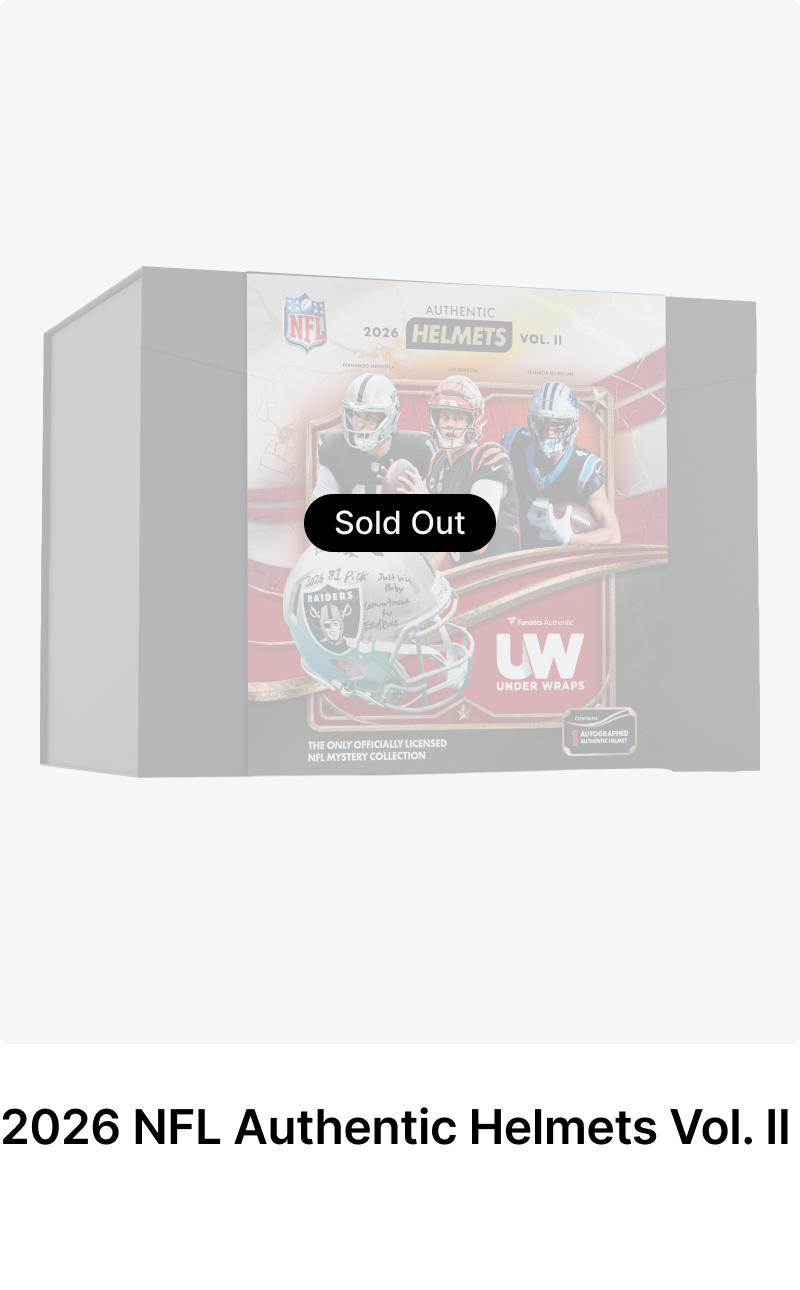 2026 NFL Authentic Helmets Vol. 2