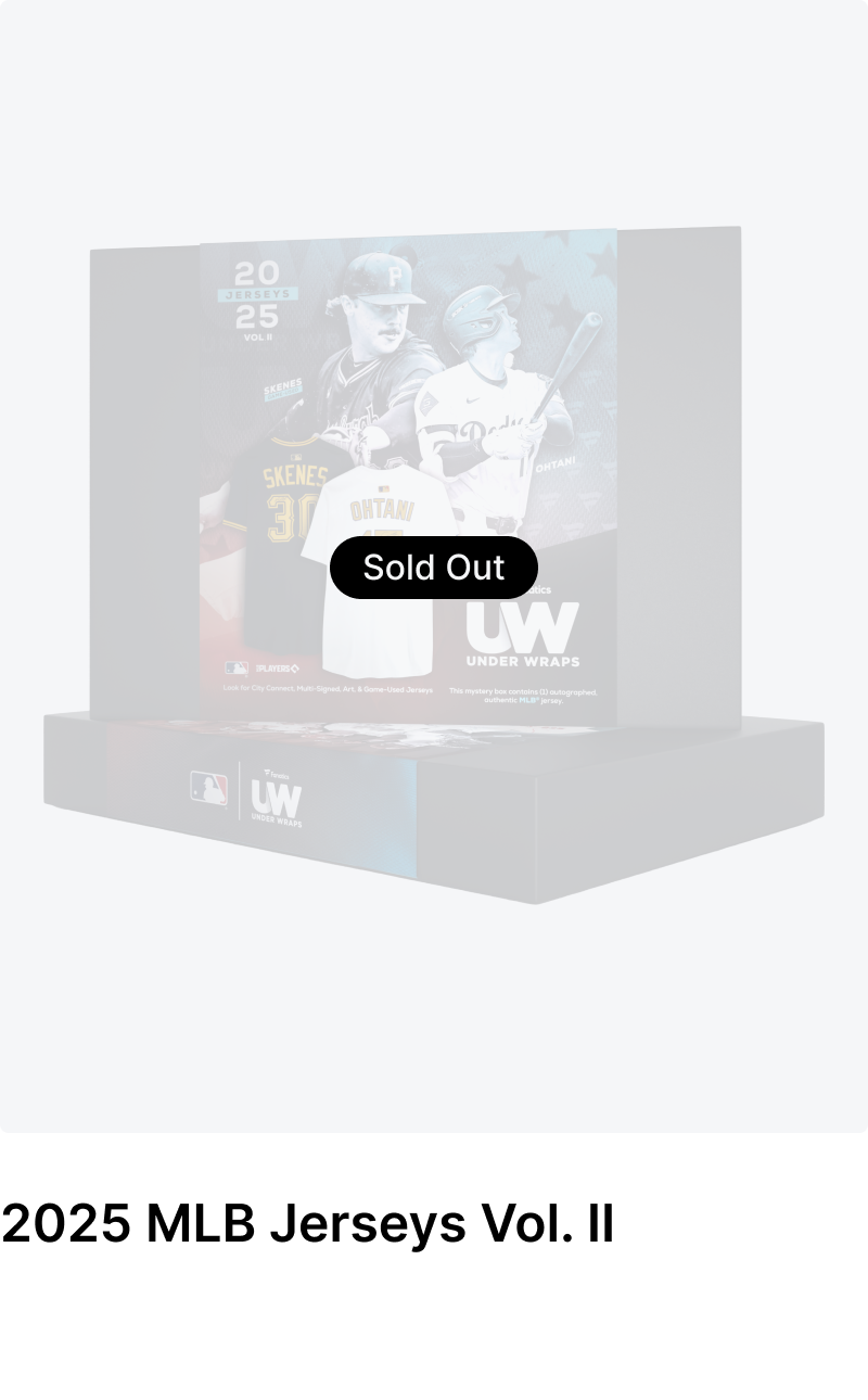 SOLD OUT UW 2025 MLB JERSEYS VOL. II