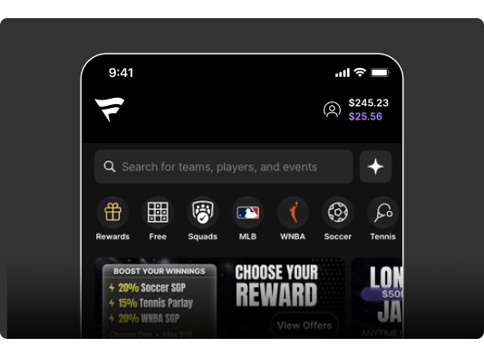 Fanatics app betting screen