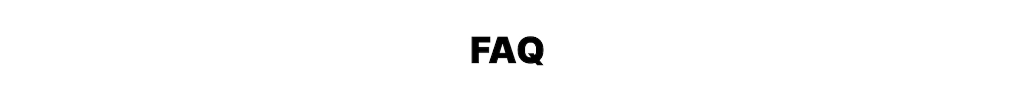 FAQ
