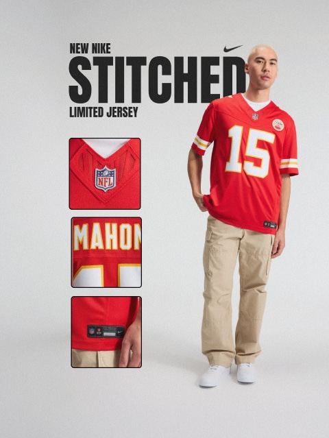 New Stitched Nike Limited Jerseys Premium stitched jerseys inspired by the on-field look