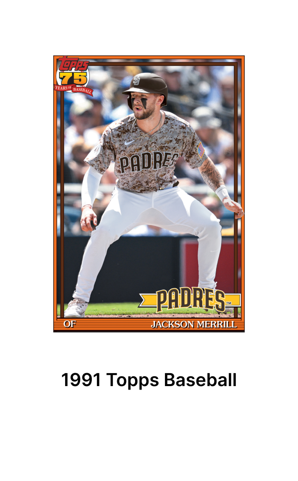1991 TOPPS BASEBALL