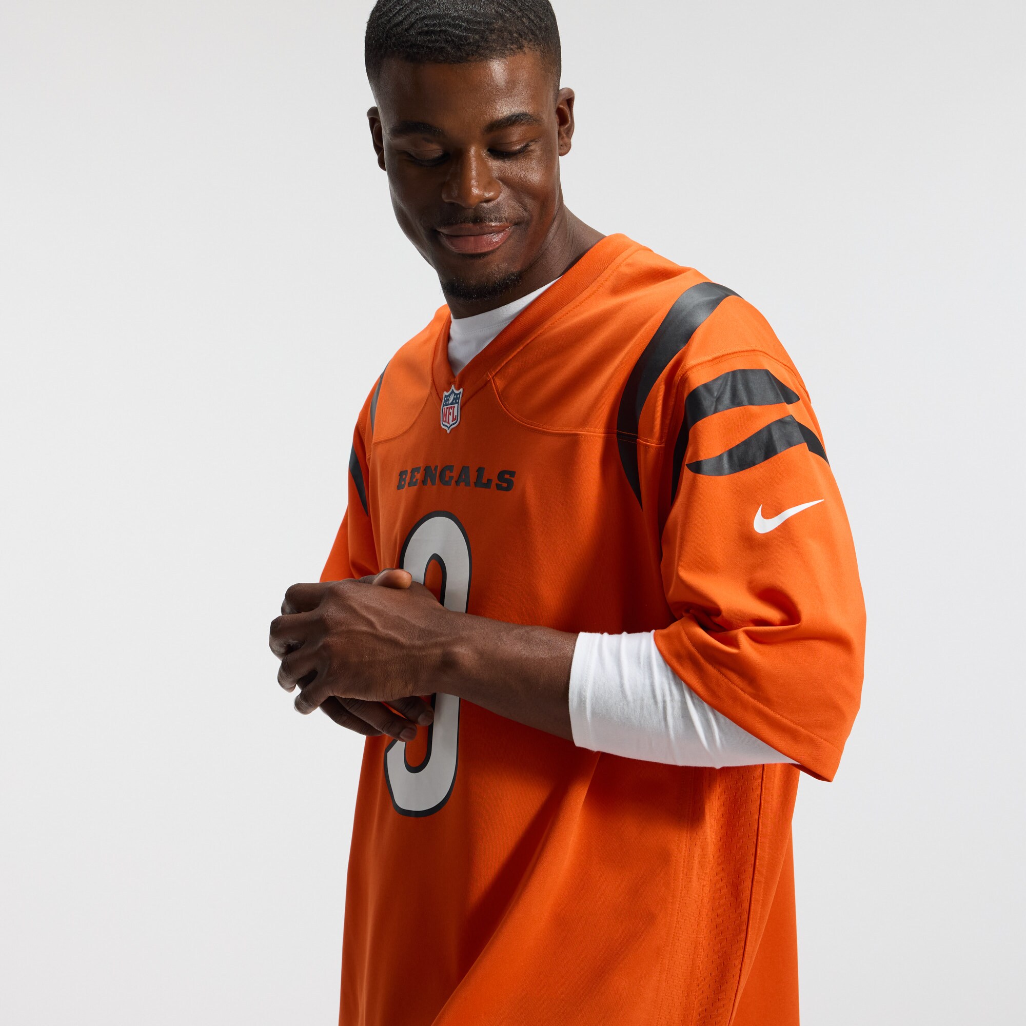 Joe Burrow Cincinnati Bengals Nike Alternate Game Jersey - Orange