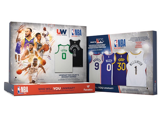 Each box contains one randomly inserted autographed jersey and a ...