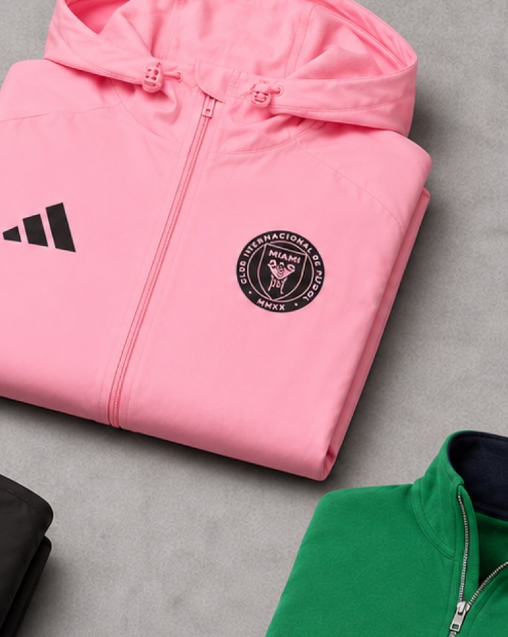 Folded Inter Miami pink jacket