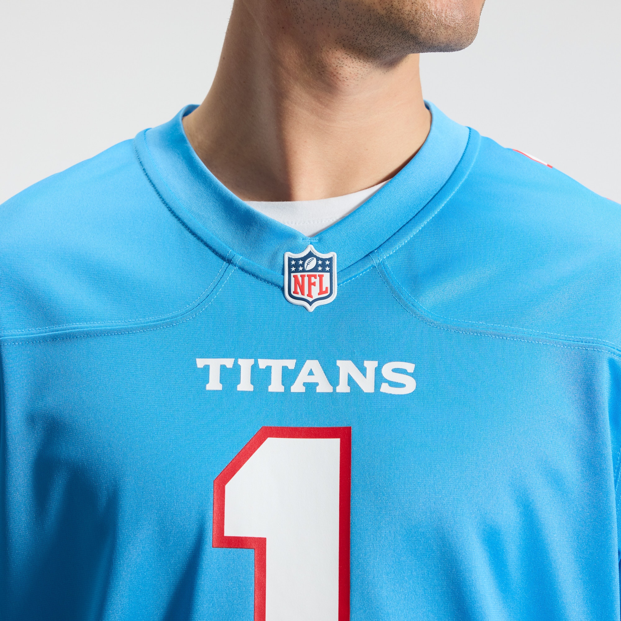 Wan'Dale Robinson Tennessee Titans Nike Team Game Jersey - Light Blue