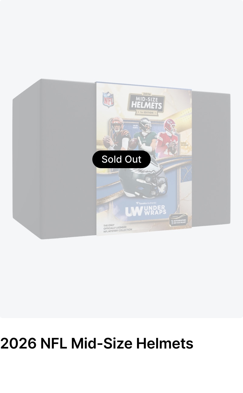 2026 NFL “Midi” Helmets (Sold Out)