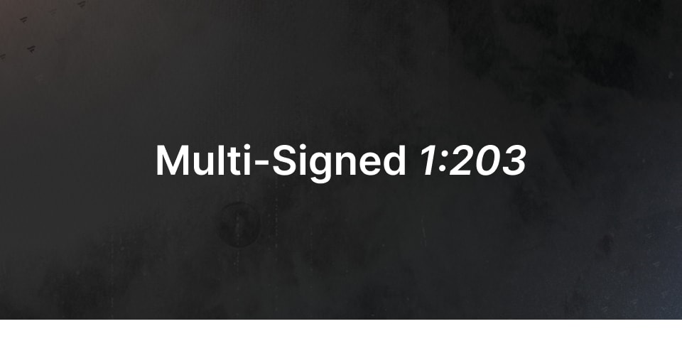 Multi signed
