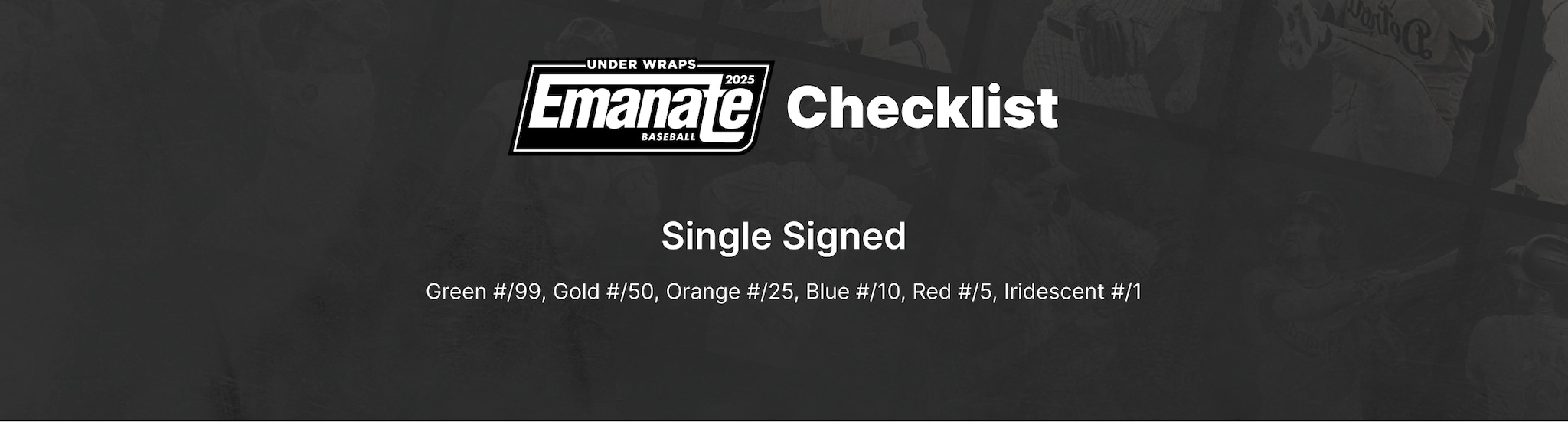 Checklist Single Signed