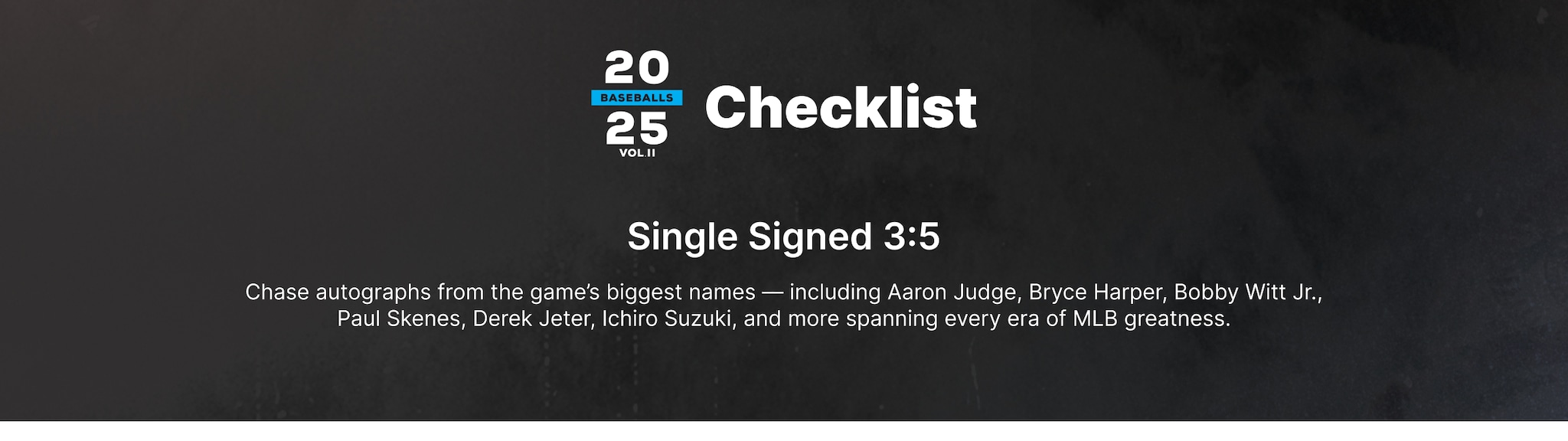Checklist Single Signed