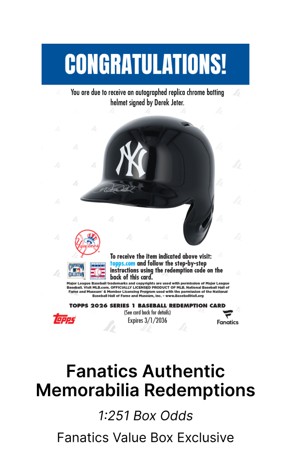 Fanatics Authentic Memorabilia Redemptions