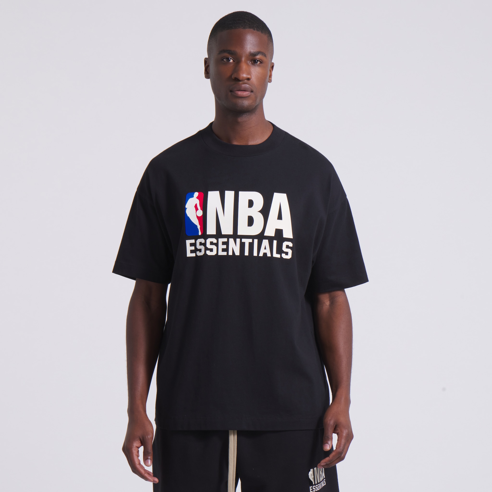 Chicago Bulls Fear of God Unisex NBA x ESSENTIALS T-Shirt - Black