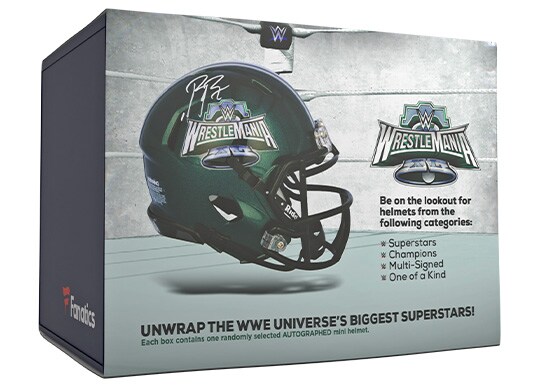 Under Wraps WWE Mini Helmets