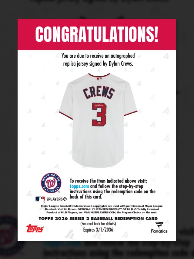 Memorabilia Redemptions
