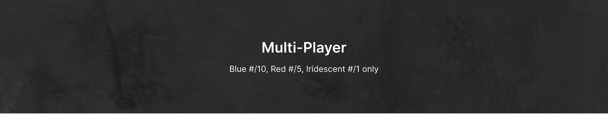 Multi Player