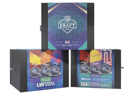 Under Wraps NFL Mini Helmets