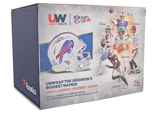 Under Wraps NFL Mini Helmets