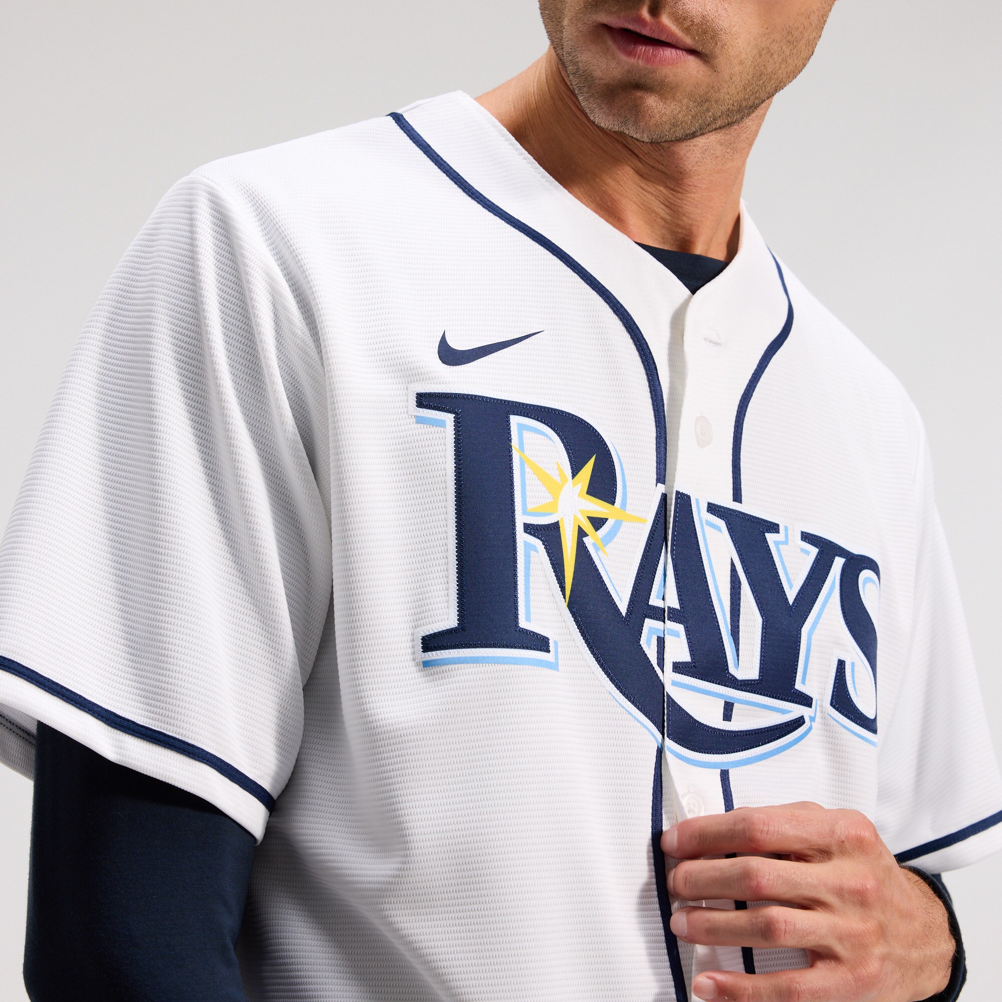 Tampa Bay Rays Nike Home Big & Tall Replica Jersey - White