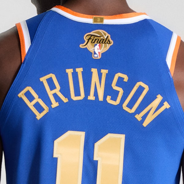 Gold Twill Name & Number detail