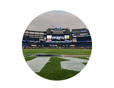 Travel with the NE Patriots to an Away Game + Meet Players + Game Ball